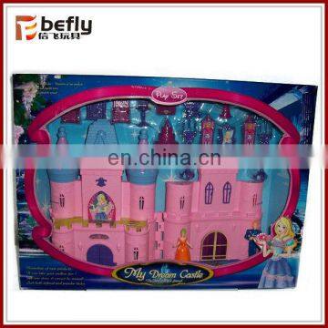 Novelty plastic toy doll house