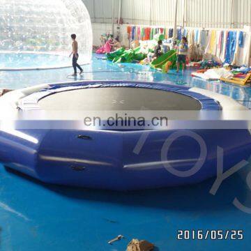 air bouncer inflatable water trampoline/cheap jumping trampoline/air jumping bed