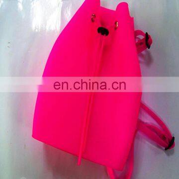 Hot Sale En-friendly Candy Colors Backpack Silicon Rubber Kids School Bag photo-3