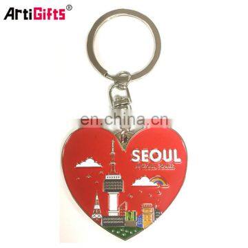 Wholesale Custom Bulk Newest Soft Enamel Heart Metal Classic Car Keychains