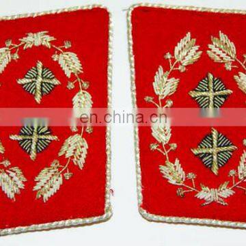 Collar Gorgets, Collar Badge, Collar Patch, Collar Ceremonial Gorgets, German Collar Tabs, Premium Quality