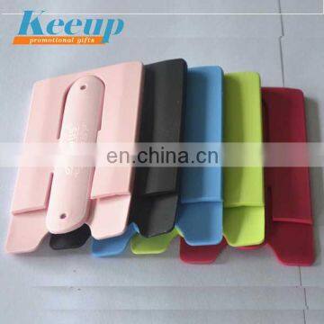 New Gift Silicone Smart Wallet With Snap Stand for Cell Phone