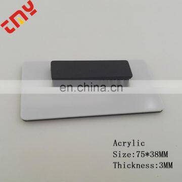 High Quality New Promotion Custom Acrylic Star Shaped Lapel Pin Badge In China photo-2