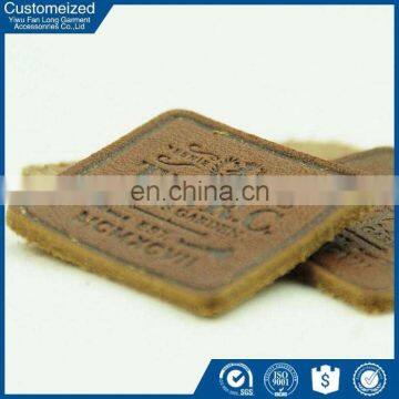 China Facroty Factory Custom Printed Embossed Leather Patch photo-3