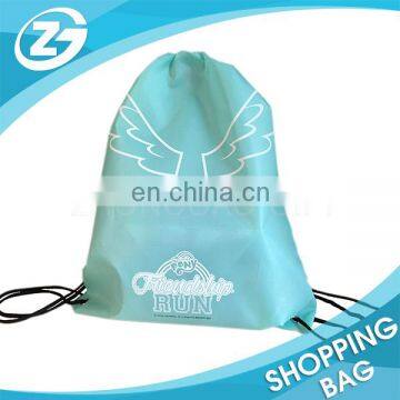 Small Size Cheap New Year Promotion Black Polyester Draw String Backpacks for Kids photo-6