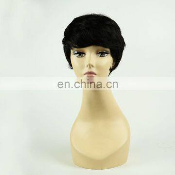 Natural hairline virgin brazilian glueless wigs human hair wigs wavy natural color with baby hair