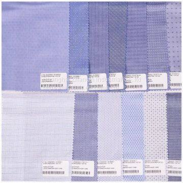 Yarn dyed 100 cotton factory supply combed shirt woven cotton fabric for wholesale decent quality