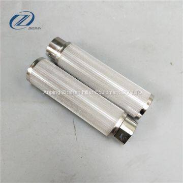 custom-made stainless steel 304/316/316L sintered filter element(zhehan factory)