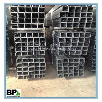 All Kinds of Colors Powder Coated Perforated Metal Square Tube Sign Post photo-4