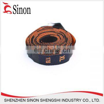 custom fashion care size label roll embroidery jeans label for pants