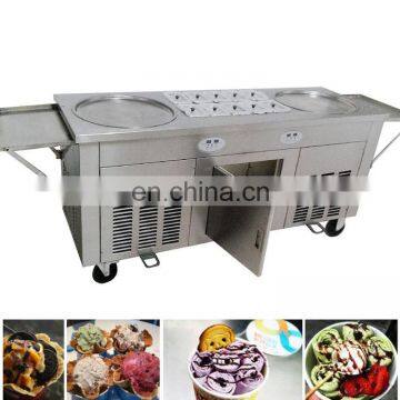 manufacturers factory supply square fried ice-cream machine fried ice cream roll pan machine turkey