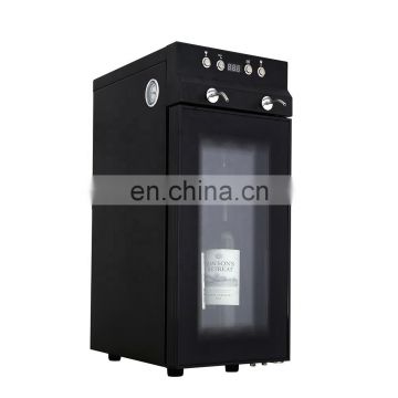 Single Zone Free Standing Cooler Glass Door Refrigerator Chiller Wine Dispenser Showcase Wine Fridge