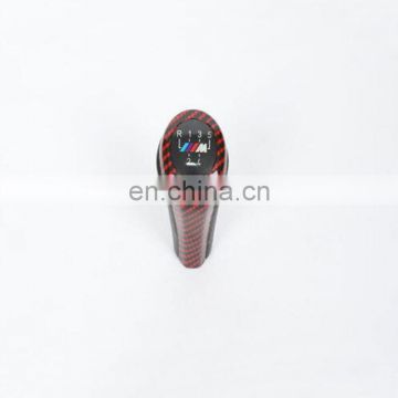 Hot sale carbon glossy colorful gear shift knob for BMW E87 E90 X1 X3 X5