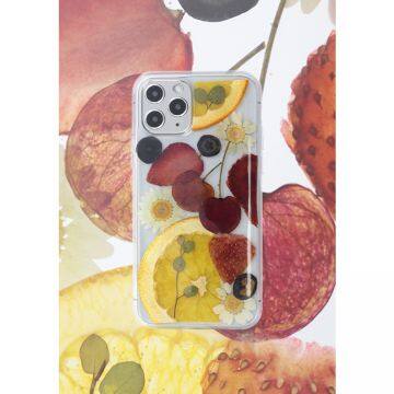 Glitter Phone Cover With Real Fruit Phone Case Epoxy Sticker IMD Phone Case Dried Fruits Mobile Case Mobile Cover photo-4