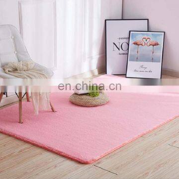 Rabbit Fur Floor Shaggy Rug Carpet For Home photo-5