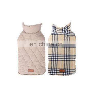 Winter Both Sides Available England Style Pet Clothes Pet Winter Jacket photo-2