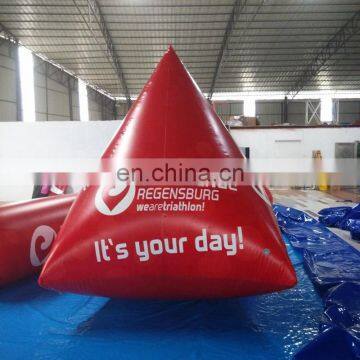 Airtight Triangle Floating Anchor Buoy Inflatable Advertising Billboard With Customized Logo photo-2