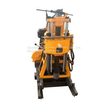 130m depth portable diesel hydraulic water well rotary drilling rig borehole water well drilling machine