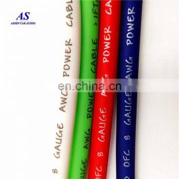 Custom Color Power Cable 8awg Car Audio Power Battery Cable photo-2