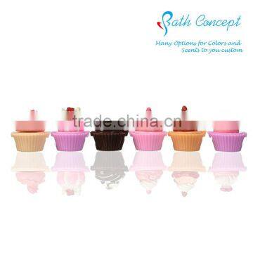 Cupcake Shape Moisturizing Organic Lip Balm for Kids photo-4