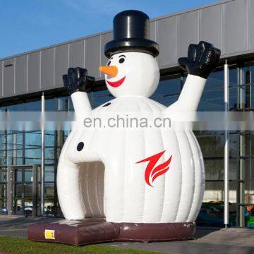 commercial inflatable adult snowman bounce house