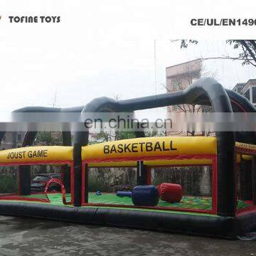All-in-one Inflatable Sports Arena Ultimate Combo Inflatables Basketball Shooting Game