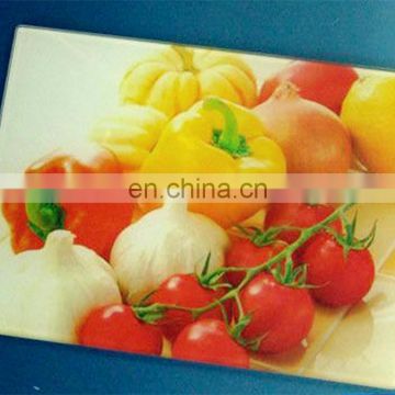 Sell 4mm thick Patterned&Tempered Glass Cutting Board