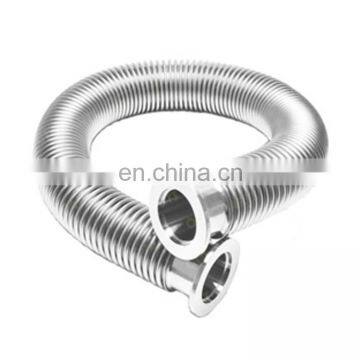 KF-16 Flexible Flange Hose Vacuum Fitting SS304 500mm Bellow Hose 1000mm Vacuum Hose