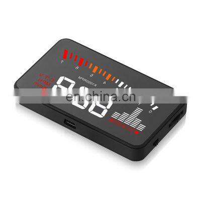 X5 3.5 Inch Car HUD OBD2 Head Up Display Overspeed Warning System Windshield Auto Electronic Alarm Projector photo-5