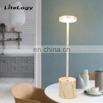 Portable Wireless Side Ceramics Table Lamp photo-4