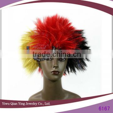 Deutschland multi Colorful Sports Football Fans Party Wigs