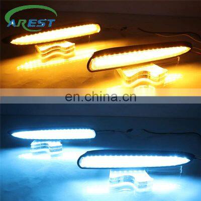 1Set Dynamic Yellow Turn Signal Car DRL Lamp LED Daytime Running Light Fog lamp For Toyota Corolla SE/XSE US 2020 2021