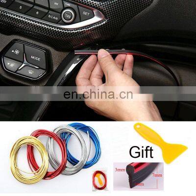 Car Accessories Car Accessories Flexible Car Seal 3 / 5m Molding Trim Strip Interior Detachable Gap Decoration Pvc Protector photo-5