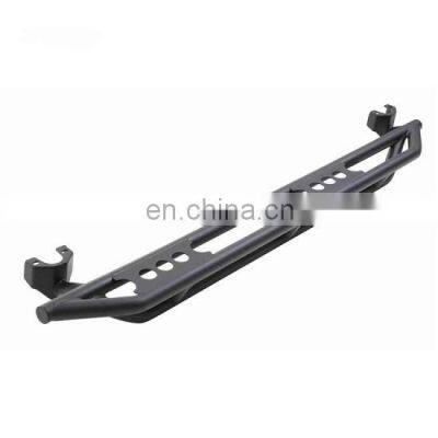 Tubular Side Steps Steel Round Hole for Jeep Wrangler JL 4 Doors photo-2