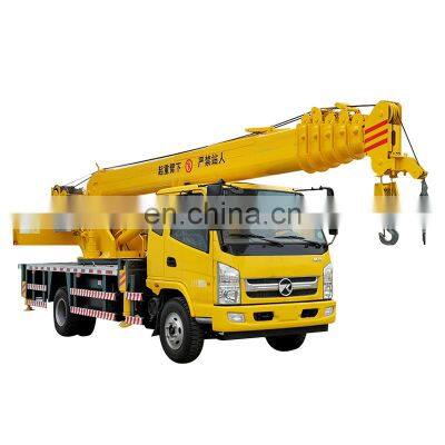 Hydraulic small truck crane drilling crane trucks with crane with basket