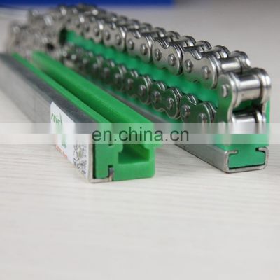 uhmwpe sliding conveyor guide rails/chain guide/uhmwpe plastic roller chain