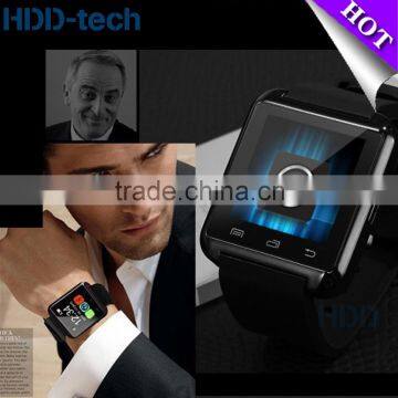 U8 Bluetooth Smart Wrist Watch Phone Mate For IOS Android Samsung HTC Iphone Bluetooth Watch Black photo-2