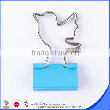 25mm bird shape binder clip customized handle binder clip