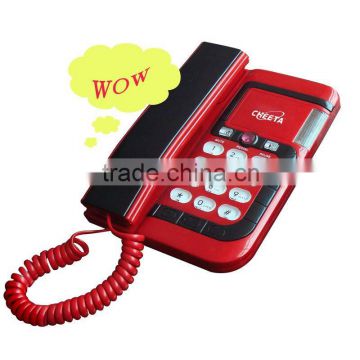 Redial and handfree simple office and home corded telephone