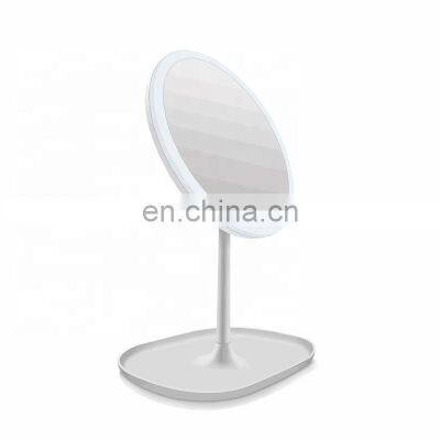 Hot Sale 90 Degree Rotate Stainless Steel Frame Round Makeup Mirror LED Mirror photo-2