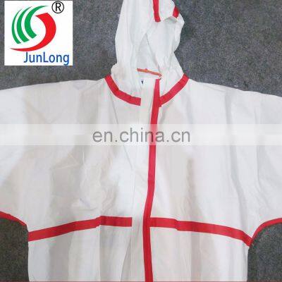 Disposable Protecting Coverall With Taped 65gsm Laboratory Protective Jumpsuit photo-5