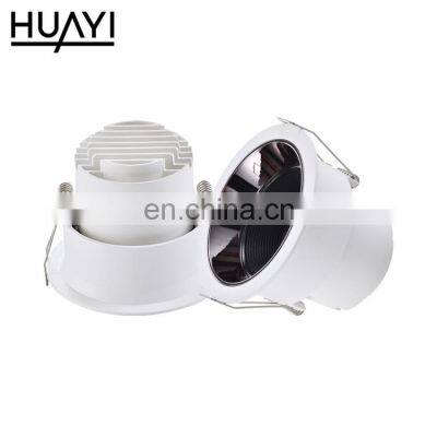 HUAYI Factory Price Home Dining Room Decoration Plastic Iron 6W Mini LED Ceiling Spot Lights photo-2