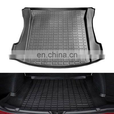 Hot Selling Auto Rear Car Foot Mats TPE Rear Trunk Mats Custom All Weather Trunk Protection Floor Mats