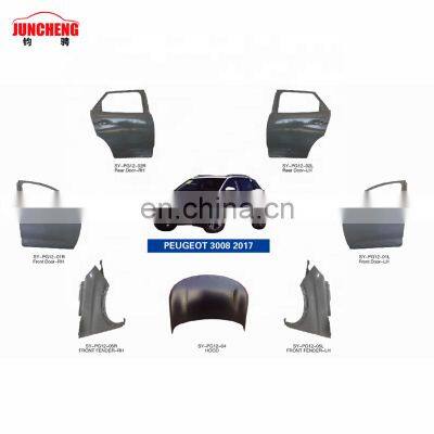 Aftermarket Car door,fender,hood for PEUGEOT 3008 2017 Car  body parts,PEUGEOT body kits