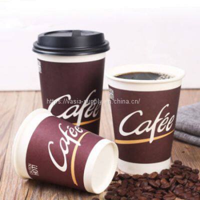 Takeaway Custom Printed custom printed coffee cup 8oz Plain White Single Wall