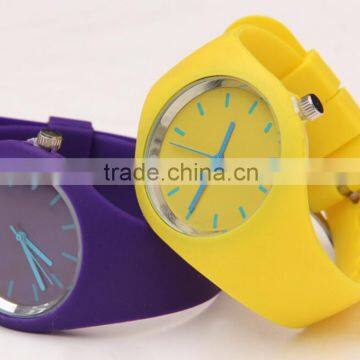 Anormaly glasses watch bright color and comfortable touch feeling