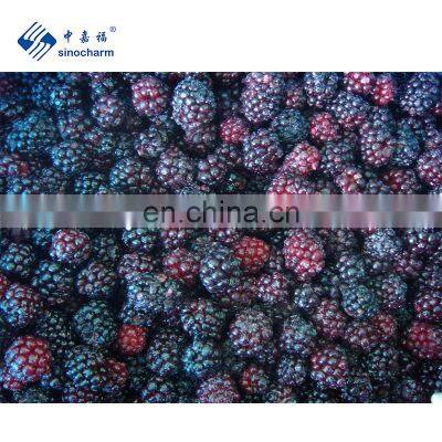 Sinocharm BRC A Approved IQF Blackberry Whole Frozen Blackberry