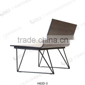 European Design Curve Plywood Waiting Chair Airport Chair Public Seating H63B-3F-V photo-4