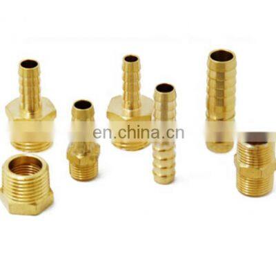 Hot sale factory direct supply hose fittings quick connector brass metric barbed brass hose barb fittings