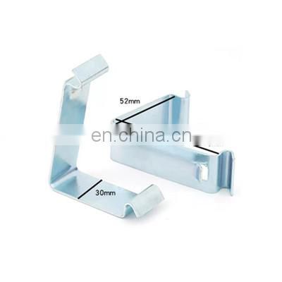 Reusable shipping V shape spring clip Metal Fastener Retaining Clip Plywood box crate clip